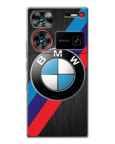 Чехол для ZTE Nubia Z60 Ultra с картинкой «BMW M-stripes стиль» Чехол для ZTE Nubia Z60 Ultra с картинкой «BMW M-stripes стиль»