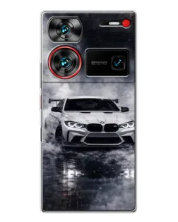 Чехол для ZTE Nubia Z60 Ultra с картинкой «BMW сквозь туман»