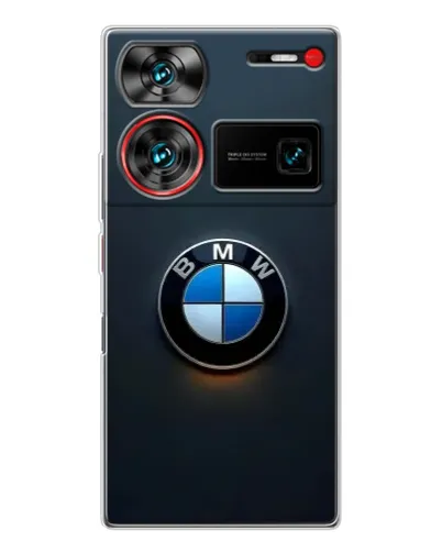 Чехол для ZTE Nubia Z60 Ultra с картинкой «Логотип BMW — минимализм» Чехол для ZTE Nubia Z60 Ultra с картинкой «Логотип BMW — минимализм»