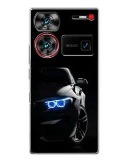 Чехол для ZTE Nubia Z60 Ultra с картинкой «BMW — ночной взгляд»