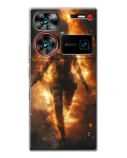 Чехол для ZTE Nubia Z60 Ultra с картинкой «BMW — скорость в дожде» Чехол для ZTE Nubia Z60 Ultra с картинкой «BMW — скорость в дожде»