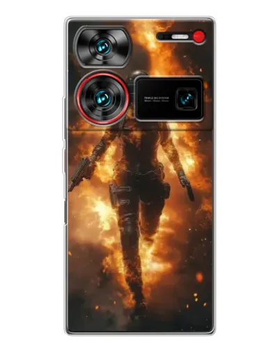 Чохол для ZTE Nubia Z60 Ultra з картинкою «BMW — швидкість у дощі»