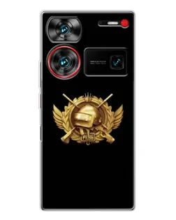 Чехол для ZTE Nubia Z60 Ultra с картинкой «PUBG — оранжевый градиент» Чехол для ZTE Nubia Z60 Ultra с картинкой «PUBG — оранжевый градиент»