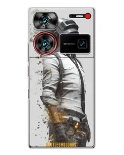 Чохол для ZTE Nubia Z60 Ultra з картинкою «PUBG — боєць у пилу»