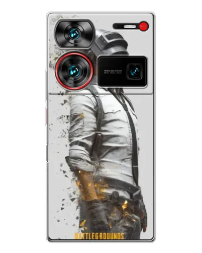 Чохол для ZTE Nubia Z60 Ultra з картинкою «PUBG — боєць у пилу»