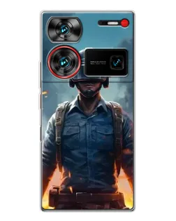 Чохол для ZTE Nubia Z60 Ultra з картинкою «PUBG — реалістичний герой»