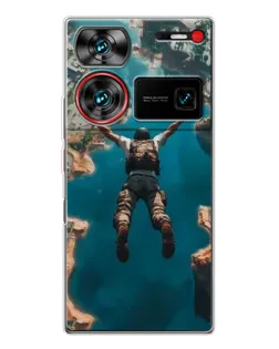 Чохол для ZTE Nubia Z60 Ultra з картинкою «PUBG — вільне падіння»
