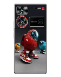Чехол для ZTE Nubia Z60 Ultra с картинкой «Among Us — 3D стиль» Чехол для ZTE Nubia Z60 Ultra с картинкой «Among Us — 3D стиль»