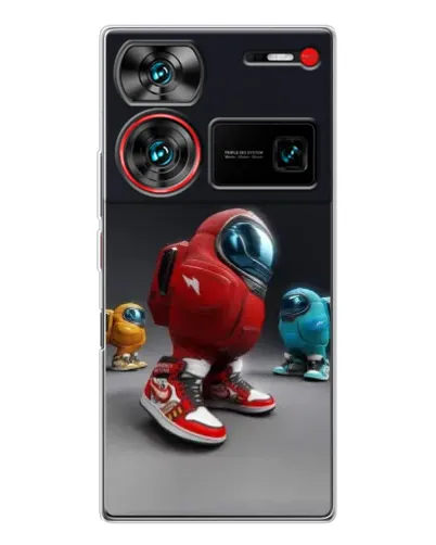 Чехол для ZTE Nubia Z60 Ultra с картинкой «Among Us — 3D стиль»