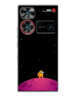 Чехол для ZTE Nubia Z60 Ultra с картинкой «Одинокий герой на планете» Чехол для ZTE Nubia Z60 Ultra с картинкой «Одинокий герой на планете»