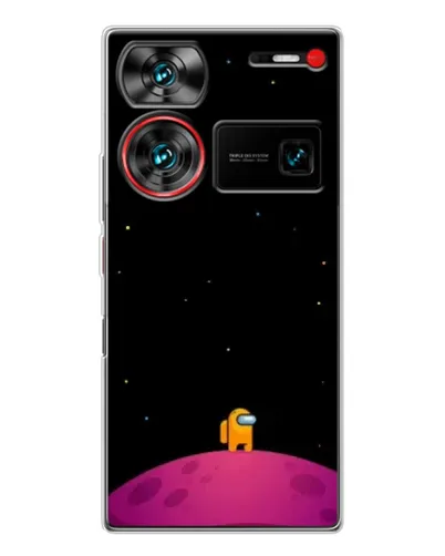 Чехол для ZTE Nubia Z60 Ultra с картинкой «Одинокий герой на планете»