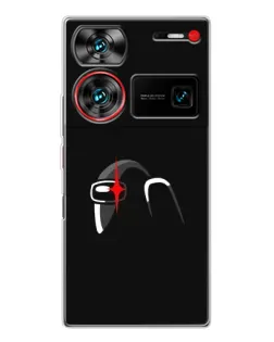Чехол для ZTE Nubia Z60 Ultra с картинкой «Among Us шлем» Чехол для ZTE Nubia Z60 Ultra с картинкой «Among Us шлем»