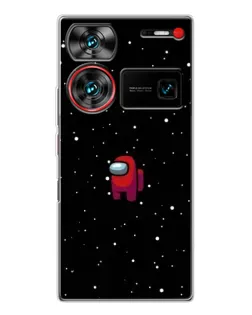Чехол для ZTE Nubia Z60 Ultra с картинкой «Красный Among Us»