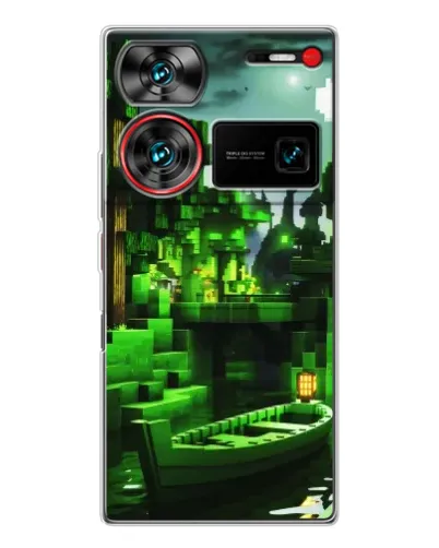 Чехол для ZTE Nubia Z60 Ultra с картинкой «Minecraft лесной пейзаж» Чехол для ZTE Nubia Z60 Ultra с картинкой «Minecraft лесной пейзаж»