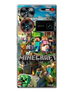 Чехол для ZTE Nubia Z60 Ultra с картинкой «Замок Minecraft» Чехол для ZTE Nubia Z60 Ultra с картинкой «Замок Minecraft»