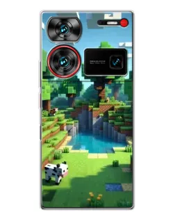Чехол для ZTE Nubia Z60 Ultra с картинкой «Minecraft летний день»