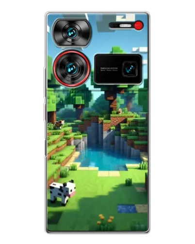 Чехол для ZTE Nubia Z60 Ultra с картинкой «Minecraft летний день» Чехол для ZTE Nubia Z60 Ultra с картинкой «Minecraft летний день»