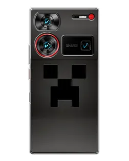 Чехол для ZTE Nubia Z60 Ultra с картинкой «Черный крипер градиент»