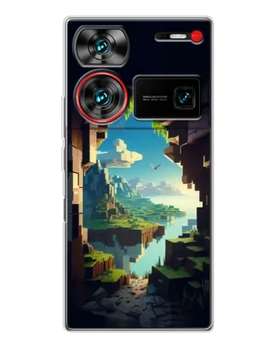 Чехол для ZTE Nubia Z60 Ultra с картинкой «Вид из пещеры» Чехол для ZTE Nubia Z60 Ultra с картинкой «Вид из пещеры»