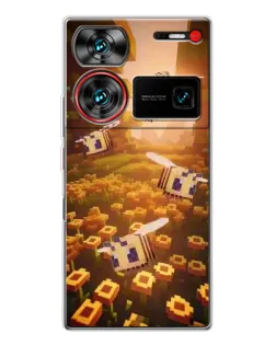Чехол для ZTE Nubia Z60 Ultra с картинкой «Поле подсолнухов»