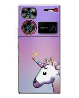 Чехол для ZTE Nubia Z60 Ultra с картинкой «Единорог градиент» Чехол для ZTE Nubia Z60 Ultra с картинкой «Единорог градиент»
