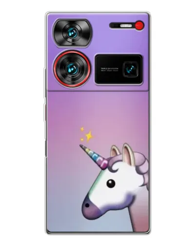 Чехол для ZTE Nubia Z60 Ultra с картинкой «Единорог градиент»