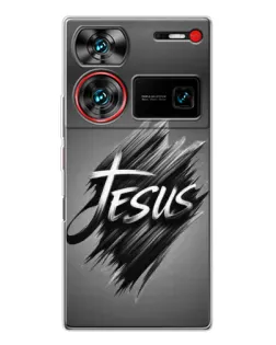 Чехол для ZTE Nubia Z60 Ultra с картинкой «Надпись Jesus Graffiti»