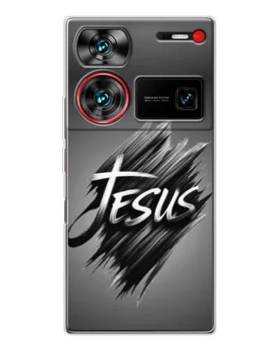 Чехол для ZTE Nubia Z60 Ultra с картинкой «Надпись Jesus Graffiti»