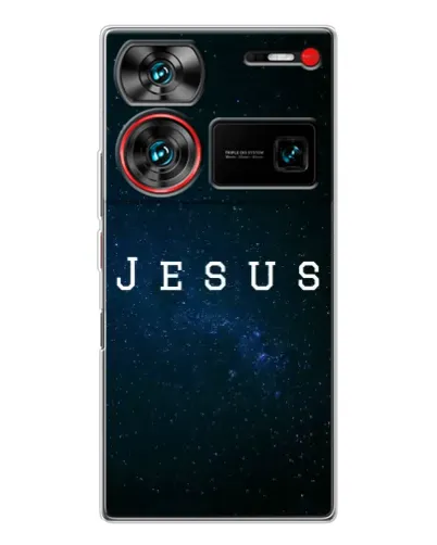 Чехол для ZTE Nubia Z60 Ultra с картинкой «Звездное небо Jesus»
