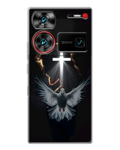 Чехол для ZTE Nubia Z60 Ultra с картинкой «Голубь и Свет»