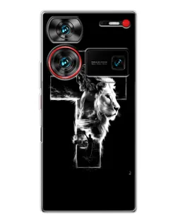 Чохол для ZTE Nubia Z60 Ultra з картинкою «Сяючий хрест Jesus»