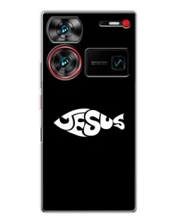 Чохол для ZTE Nubia Z60 Ultra з картинкою «Риба  Jesus»