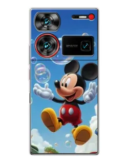 Чехол для ZTE Nubia Z60 Ultra с картинкой «Mickey и мыльные пузыри» Чехол для ZTE Nubia Z60 Ultra с картинкой «Mickey и мыльные пузыри»