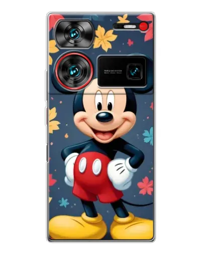 Чехол для ZTE Nubia Z60 Ultra с картинкой «Осенний Mickey Mouse» Чехол для ZTE Nubia Z60 Ultra с картинкой «Осенний Mickey Mouse»