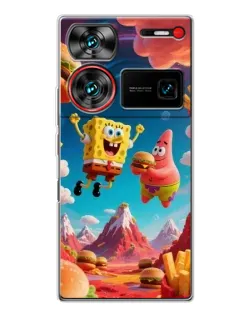 Чехол для ZTE Nubia Z60 Ultra с картинкой «Космический фастфуд» Чехол для ZTE Nubia Z60 Ultra с картинкой «Космический фастфуд»
