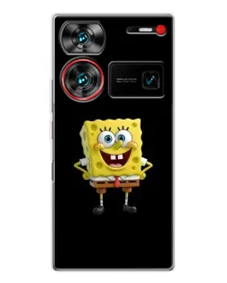 Чехол для ZTE Nubia Z60 Ultra с картинкой «Классический Губка Боб»
