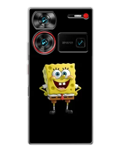 Чехол для ZTE Nubia Z60 Ultra с картинкой «Классический Губка Боб» Чехол для ZTE Nubia Z60 Ultra с картинкой «Классический Губка Боб»