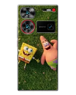 Чехол для ZTE Nubia Z60 Ultra с картинкой «Друзья на лужайке»