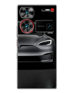 Чохол для ZTE Nubia Z60 Ultra з картинкою «Tesla Model S Look»
