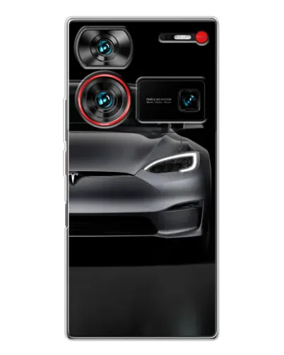 Чохол для ZTE Nubia Z60 Ultra з картинкою «Tesla Model S Look» Чохол для ZTE Nubia Z60 Ultra з картинкою «Tesla Model S Look»