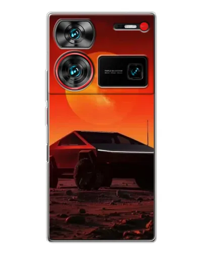 Чохол для ZTE Nubia Z60 Ultra з картинкою «Cybertruck на Марсі» Чохол для ZTE Nubia Z60 Ultra з картинкою «Cybertruck на Марсі»