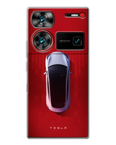 Чохол для ZTE Nubia Z60 Ultra з картинкою «Tesla Top View» Чохол для ZTE Nubia Z60 Ultra з картинкою «Tesla Top View»