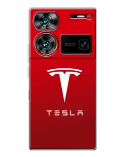 Чохол для ZTE Nubia Z60 Ultra з картинкою «Tesla Red Classic»