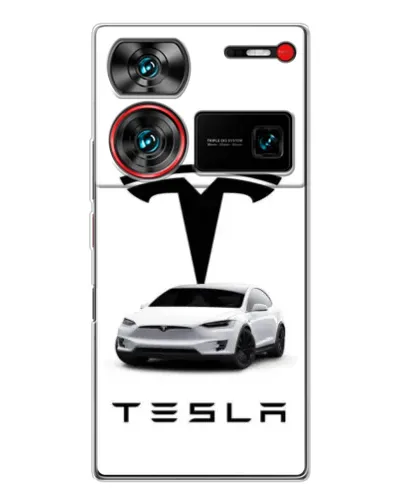 Чохол для ZTE Nubia Z60 Ultra з картинкою «Tesla White Style» Чохол для ZTE Nubia Z60 Ultra з картинкою «Tesla White Style»