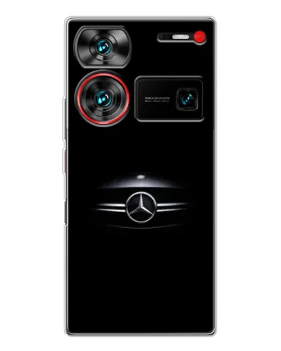 Чехол для ZTE Nubia Z60 Ultra с картинкой «Mercedes — абстрактные линии» Чехол для ZTE Nubia Z60 Ultra с картинкой «Mercedes — абстрактные линии»