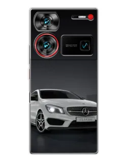 Чохол для ZTE Nubia Z60 Ultra з картинкою «Mercedes AMG GT Silver»