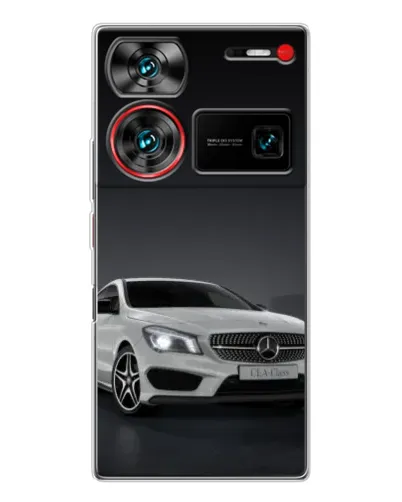 Чехол для ZTE Nubia Z60 Ultra с картинкой «Mercedes AMG GT Silver» Чехол для ZTE Nubia Z60 Ultra с картинкой «Mercedes AMG GT Silver»