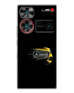 Чехол для ZTE Nubia Z60 Ultra с картинкой «Mercedes — ретро стиль»