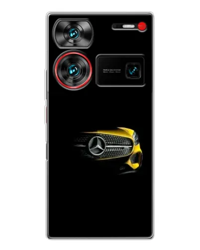 Чехол для ZTE Nubia Z60 Ultra с картинкой «Mercedes — ретро стиль» Чехол для ZTE Nubia Z60 Ultra с картинкой «Mercedes — ретро стиль»