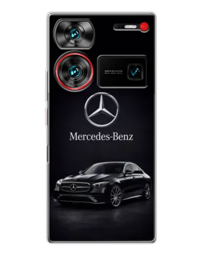 Чехол для ZTE Nubia Z60 Ultra с картинкой «Mercedes — решетка радиатора» Чехол для ZTE Nubia Z60 Ultra с картинкой «Mercedes — решетка радиатора»